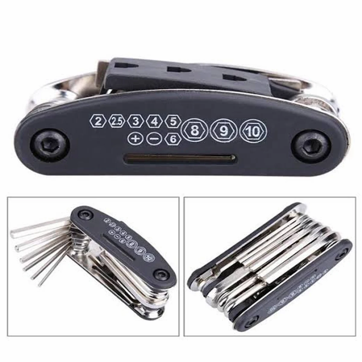 Epsilon 16 In 1 Multi-functional Bicycle Screwdriver Repair Tools Kit Folding Hex Allen Key Wrench Set